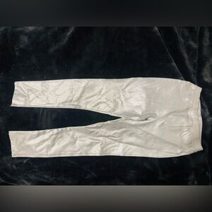 Zara Metallic Silver Shine Skirt